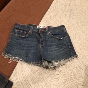 Denim shorts